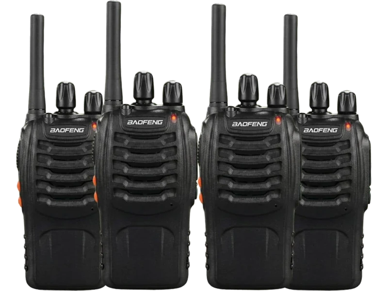 Комплект из 4 раций BF-888s