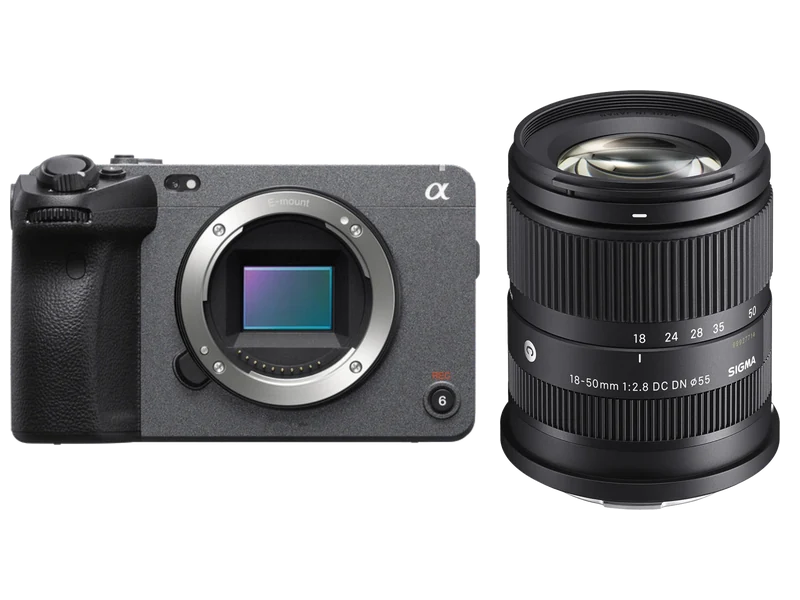 Кит: Sony FX30 + Sigma 18-50